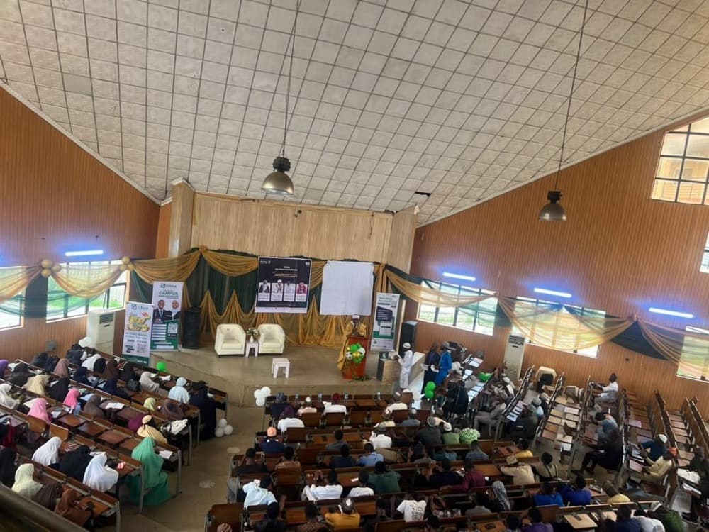 A full hall at the Da'wah Conference