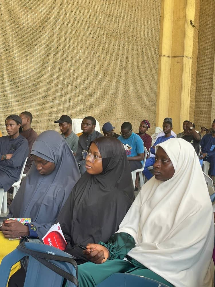 Sisters listening at the Leadership Training Programme